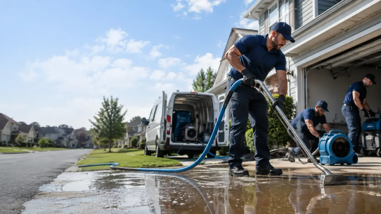 Flood Water Remediation in Bulan, KY